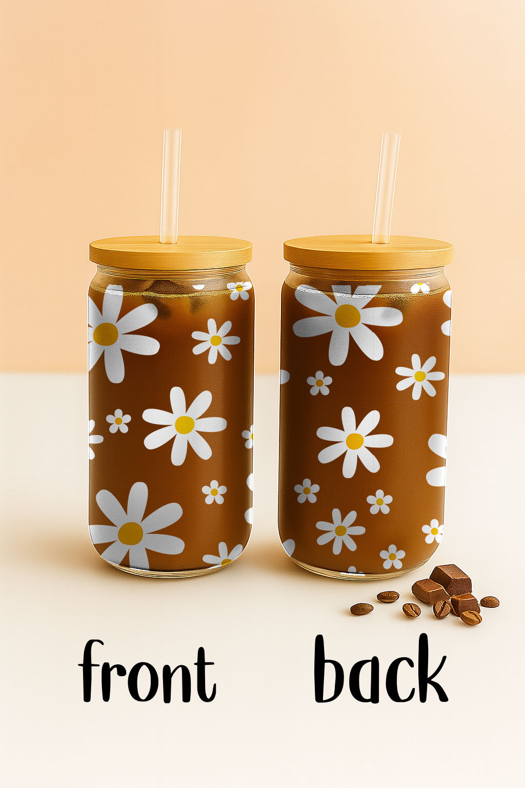 Floral Smoothie, Country Girl Eco Tumbler, Cute Iced Coffee Cup
