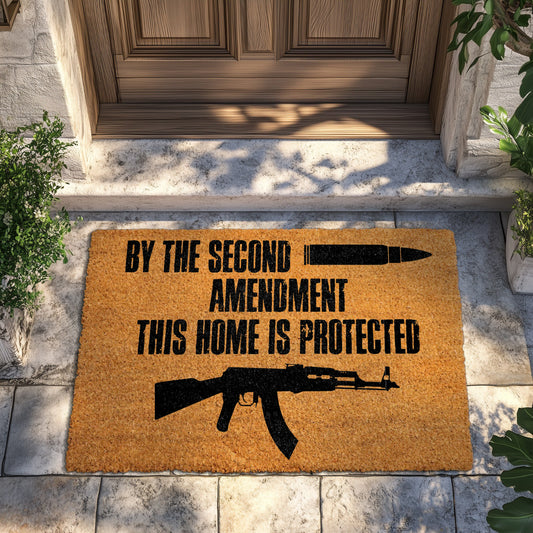 Gun Lover? This Home Is Protected with Pro-Gun Doormat