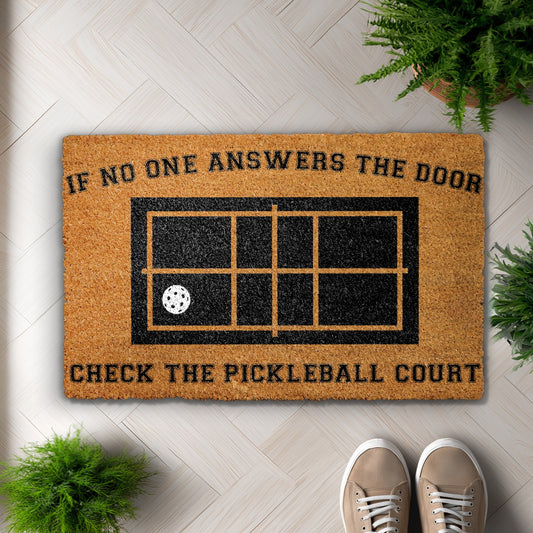Welcome Pickleball Players! Check Out Our Court Doormat Today.