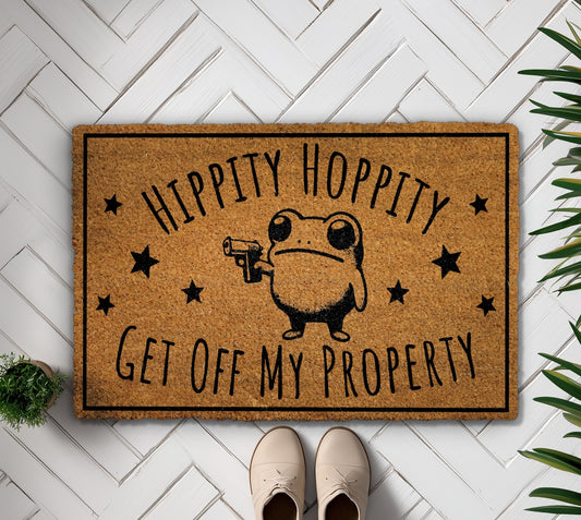 Hilarious Frog Doormat: Quirky Outdoor Rug, Humorous Housewarming Gift
