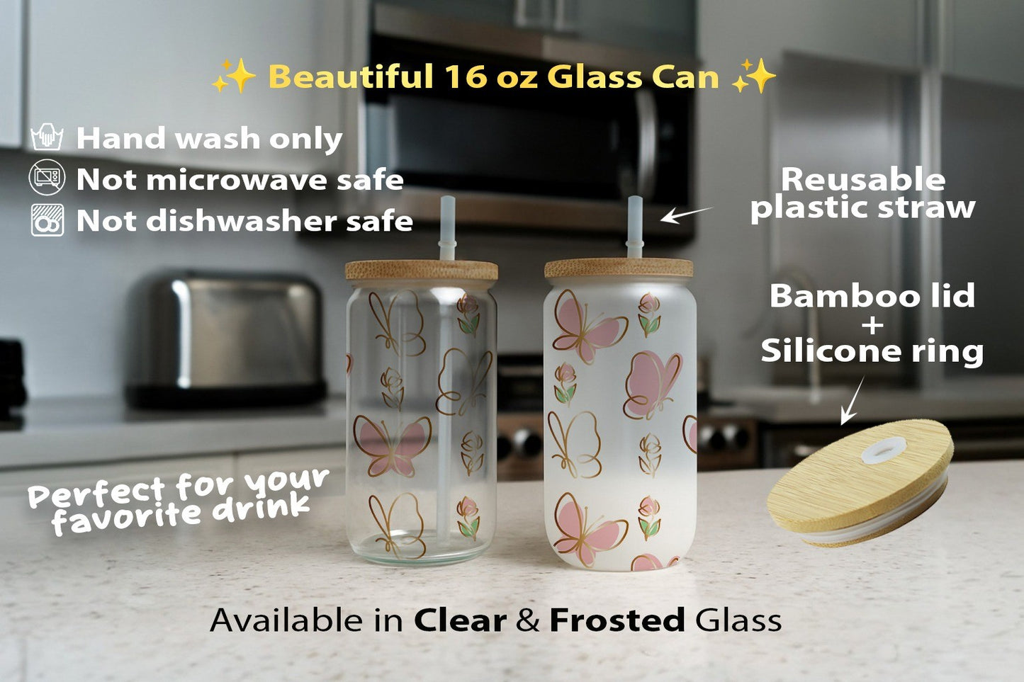 Book Lover Christmas Can Glass: Festive Book Tree Design Cup