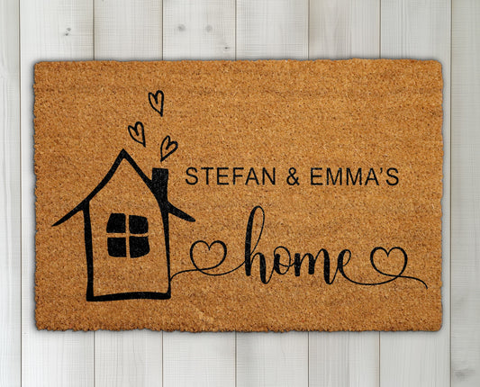 Create a Unique Welcome with Personalized Family Name Doormat
