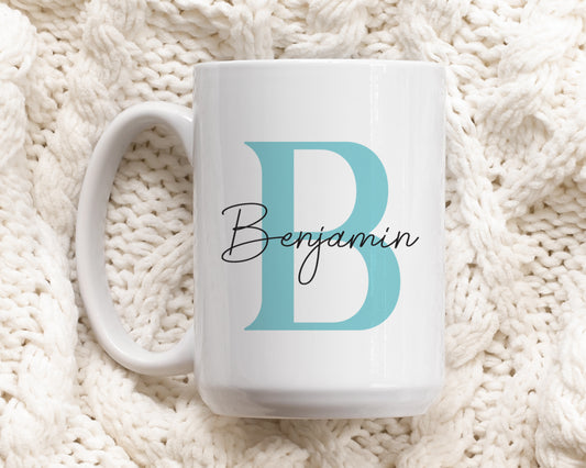 Handcrafted Ceramic Mug, Personalized Tea Cup – Custom Gift for Him/Her