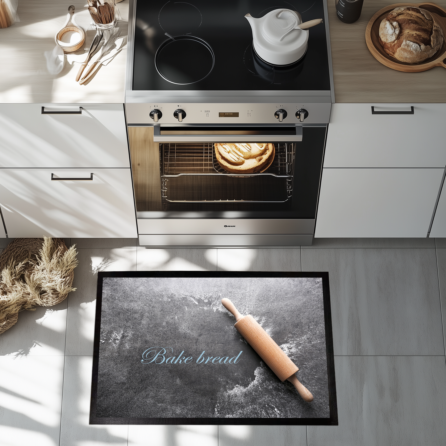 Enhance Your Kitchen with Modern, Sleek, Cozy Floor Mat