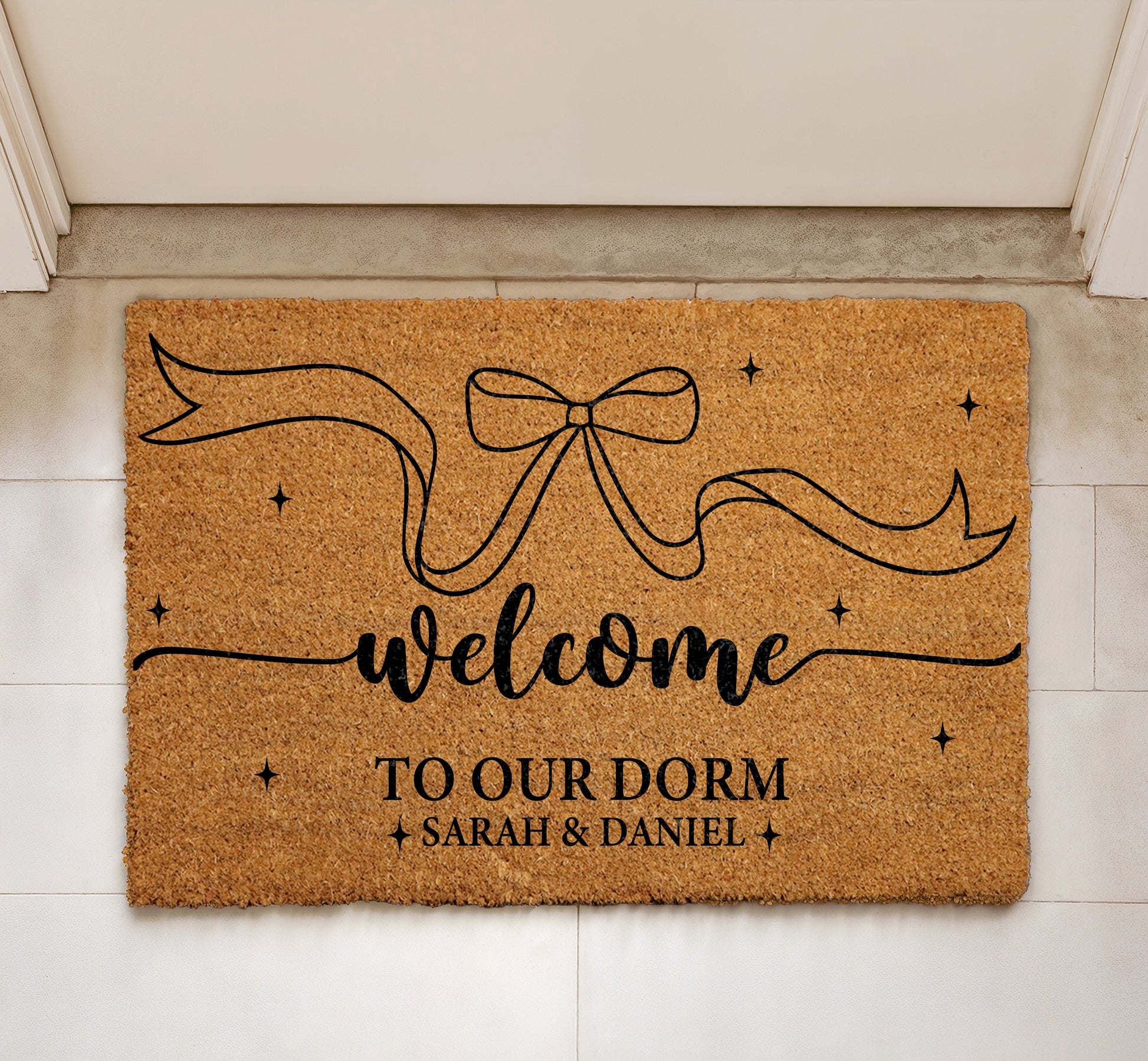 Personalized Dorm Room Doormat, College Student Gift, Welcome Entrance Decor