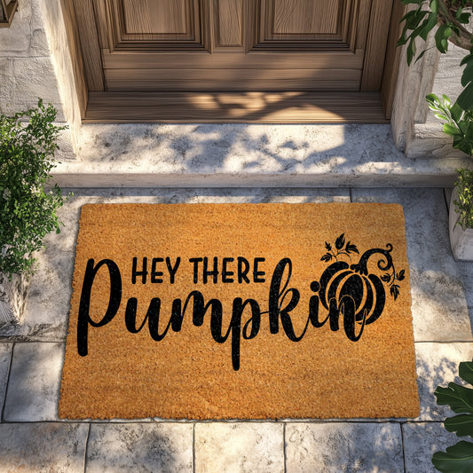 Welcome Fall with Harvest Season Porch Doormat, Thanksgiving Gift