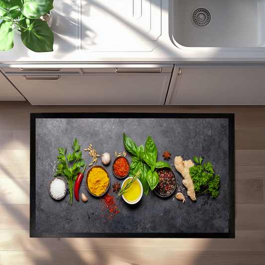Enhance Your Kitchen with Sleek, Non-Slip Modern Floor Mat