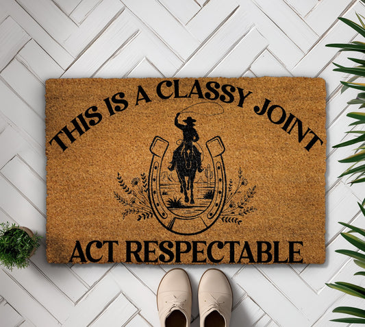 Western Doormat: Classy Cowboy Home Decor for Farmhouse Porch