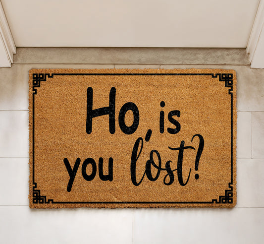 Sassy Christmas Doormat: Humorous Welcome Rug for Fun Home Decor
