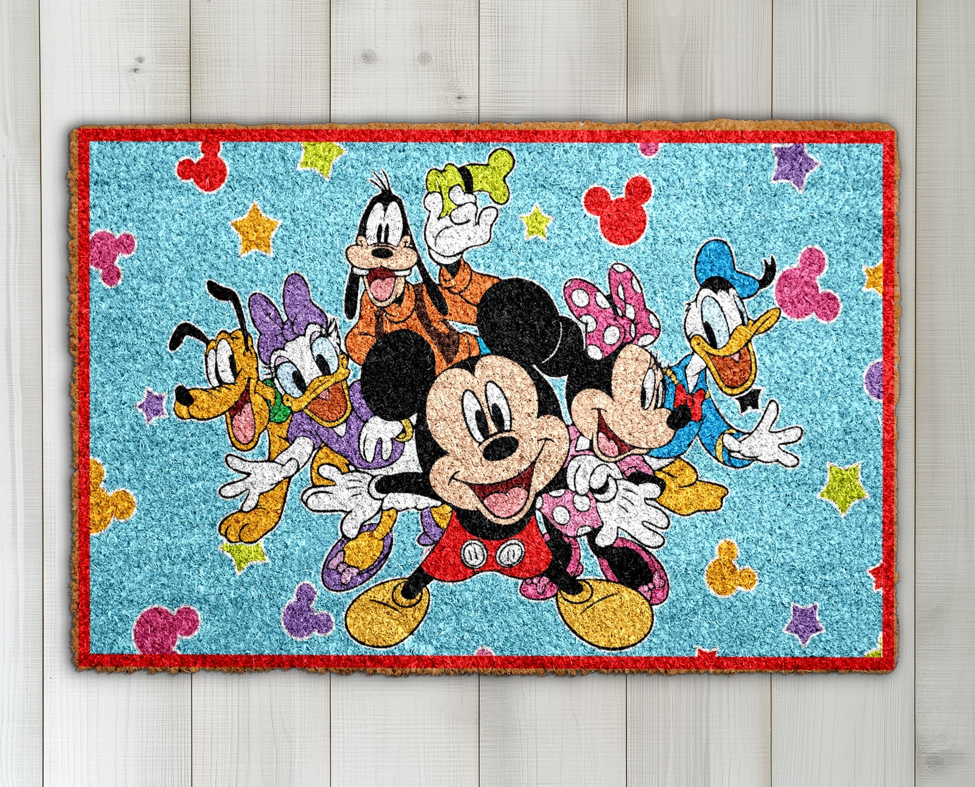 Disney Funny Welcome Mat: Mickey & Friends, Cute Home Decor