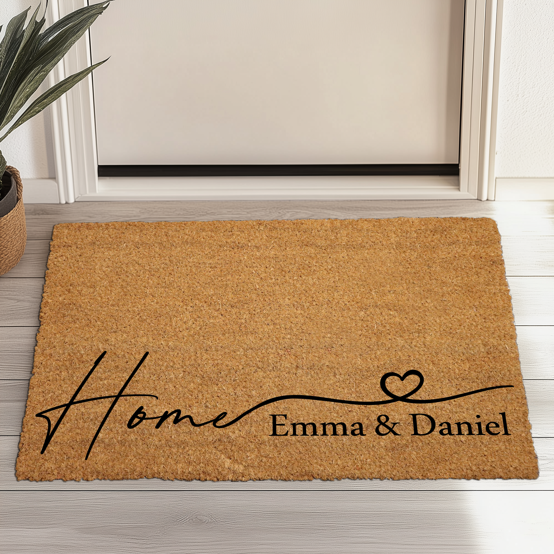 Personalize Home Entrance with Coco Fiber Doormat, Porch Decor Essential