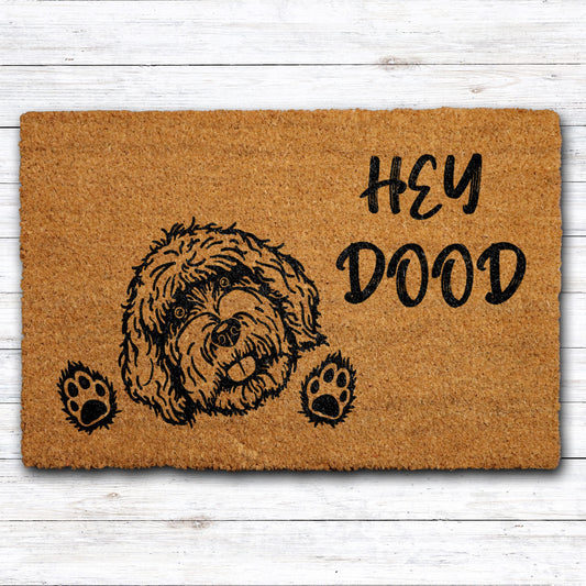 Goldendoodle Doormat: Labradoodle Welcome Rug, Dog Lover House Decor