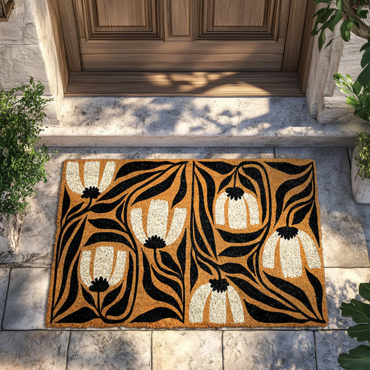 Elevate Your Entryway with Stylish Floral Doormat for Home